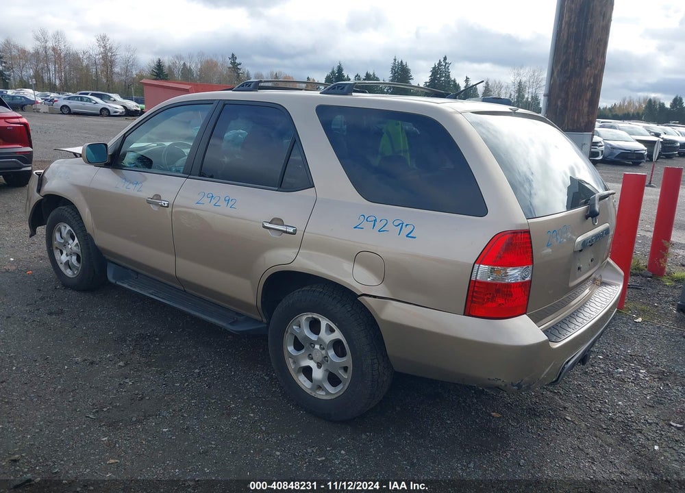 2002 ACURA MDX VIN: 2HNYD18832H531077