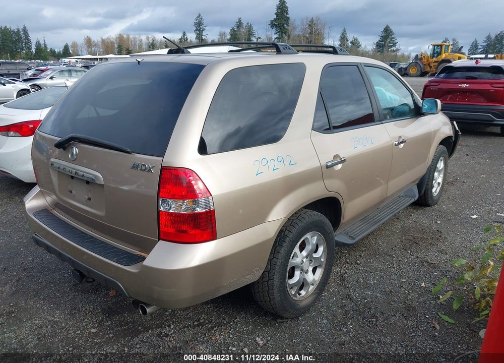 2002 ACURA MDX VIN: 2HNYD18832H531077