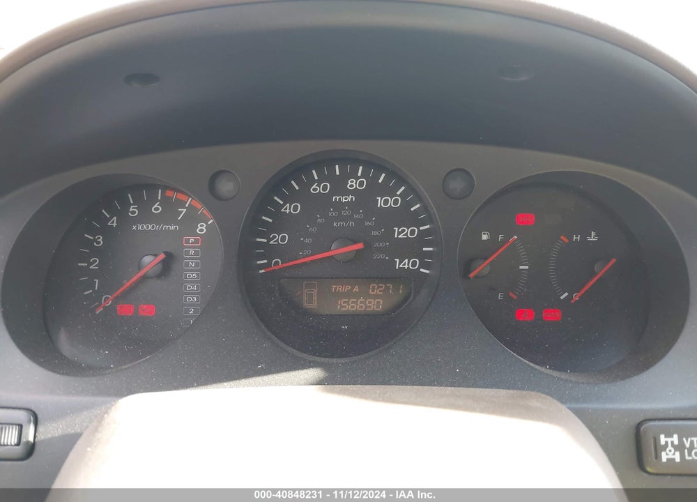 2002 ACURA MDX VIN: 2HNYD18832H531077