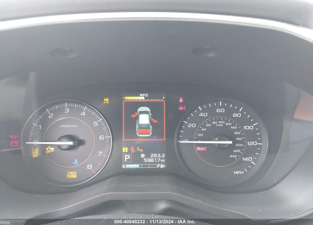 2019 SUBARU CROSSTREK 2.0I PREMIUM VIN: JF2GTAEC4KH353877