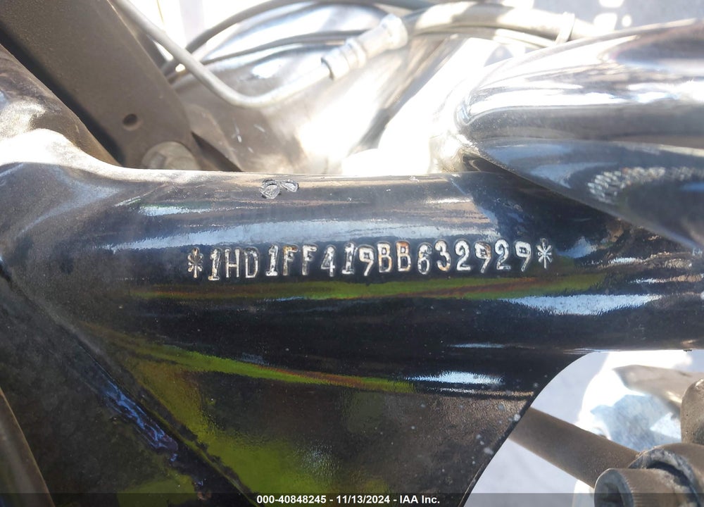 2011 HARLEY-DAVIDSON FLHTC VIN: 1HD1FF419BB632929
