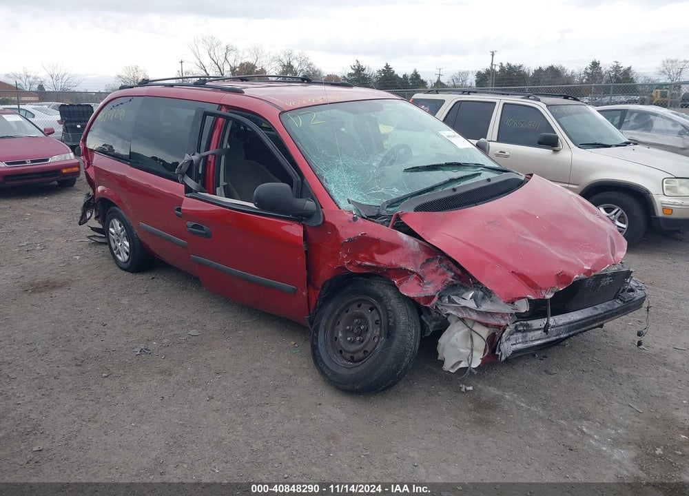 2005 DODGE GRAND CARAVAN SE VIN: 1D8GP24R65B344668