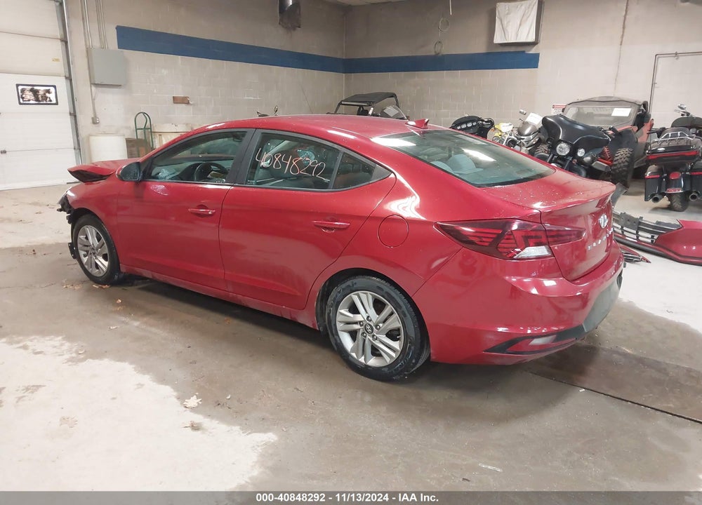 2019 HYUNDAI ELANTRA SEL VIN: KMHD84LF5KU742466