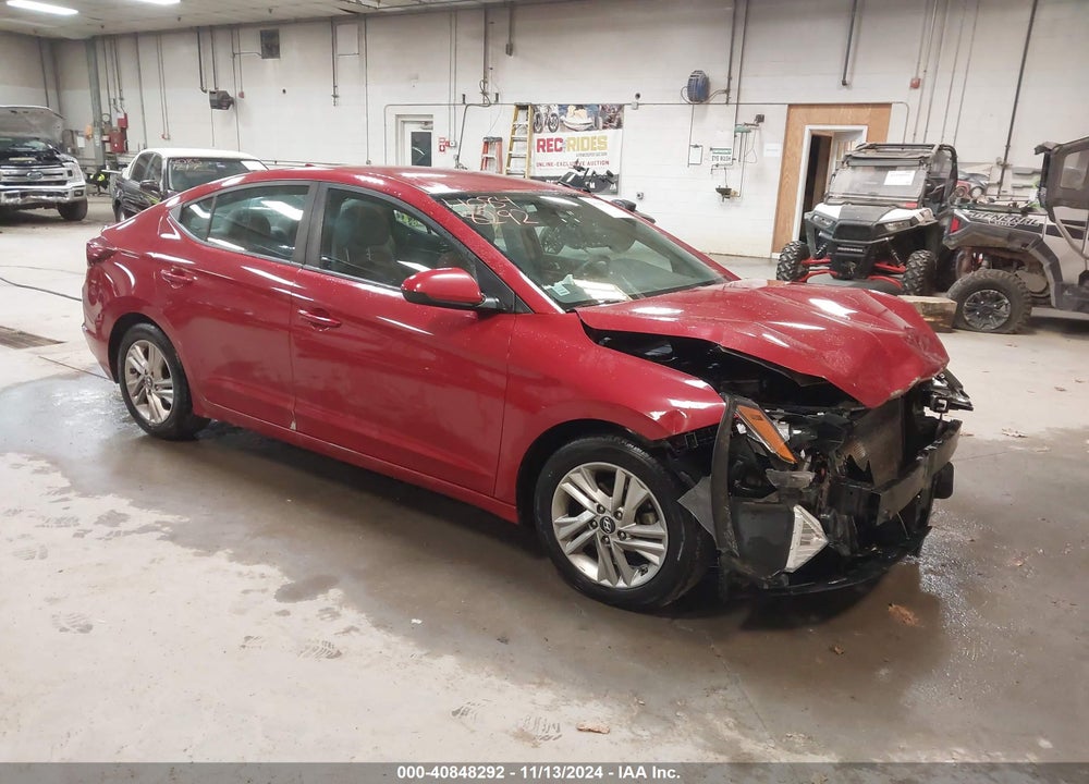2019 HYUNDAI ELANTRA SEL VIN: KMHD84LF5KU742466