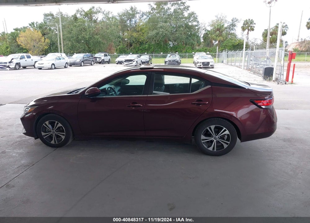 2021 NISSAN SENTRA SV XTRONIC CVT VIN: 3N1AB8CV7MY237295