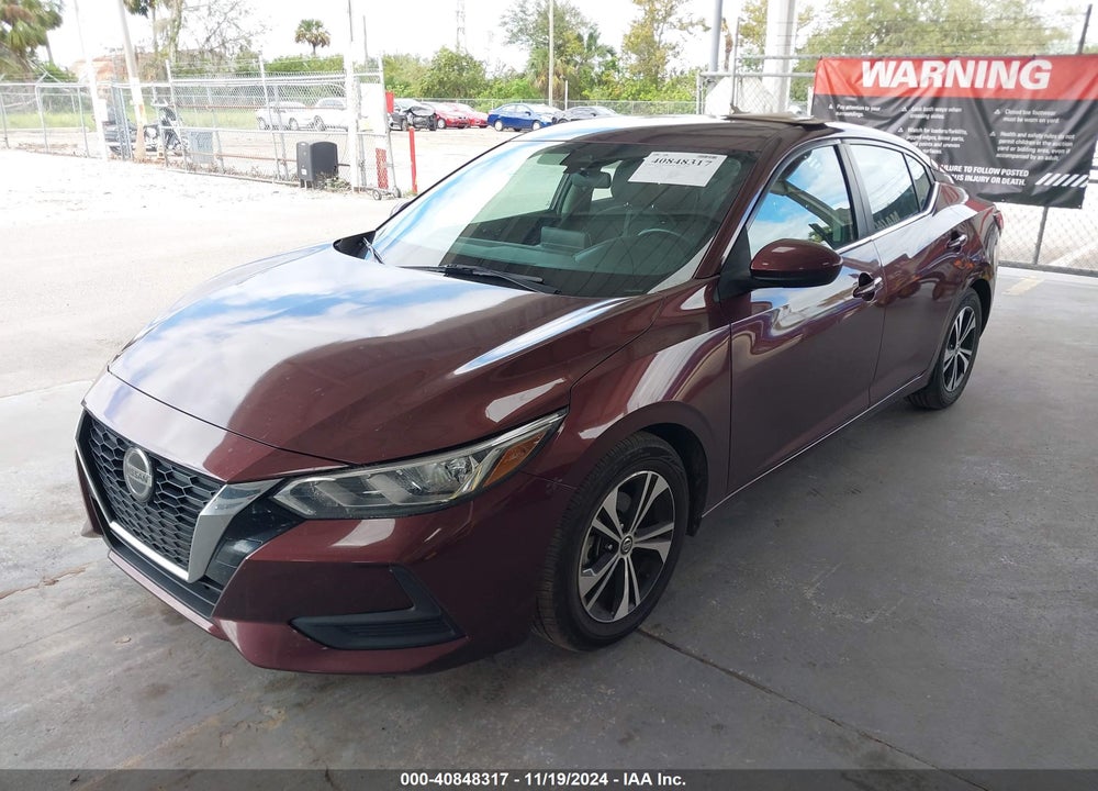 2021 NISSAN SENTRA SV XTRONIC CVT VIN: 3N1AB8CV7MY237295