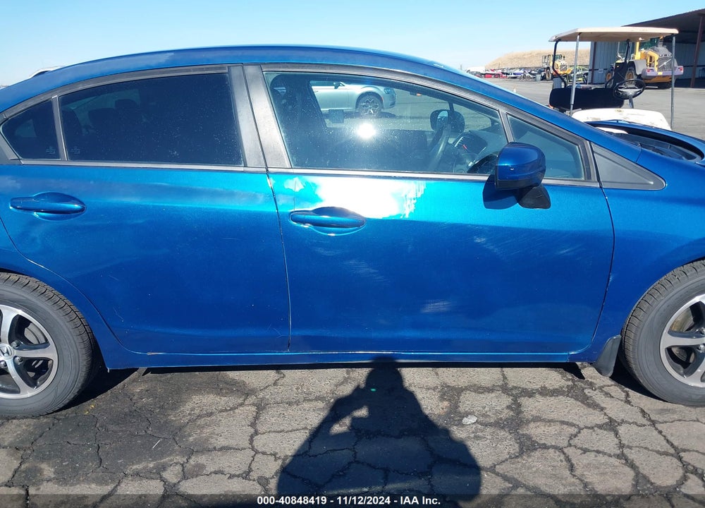 2014 HONDA CIVIC LX VIN: 19XFB2F51EE267083