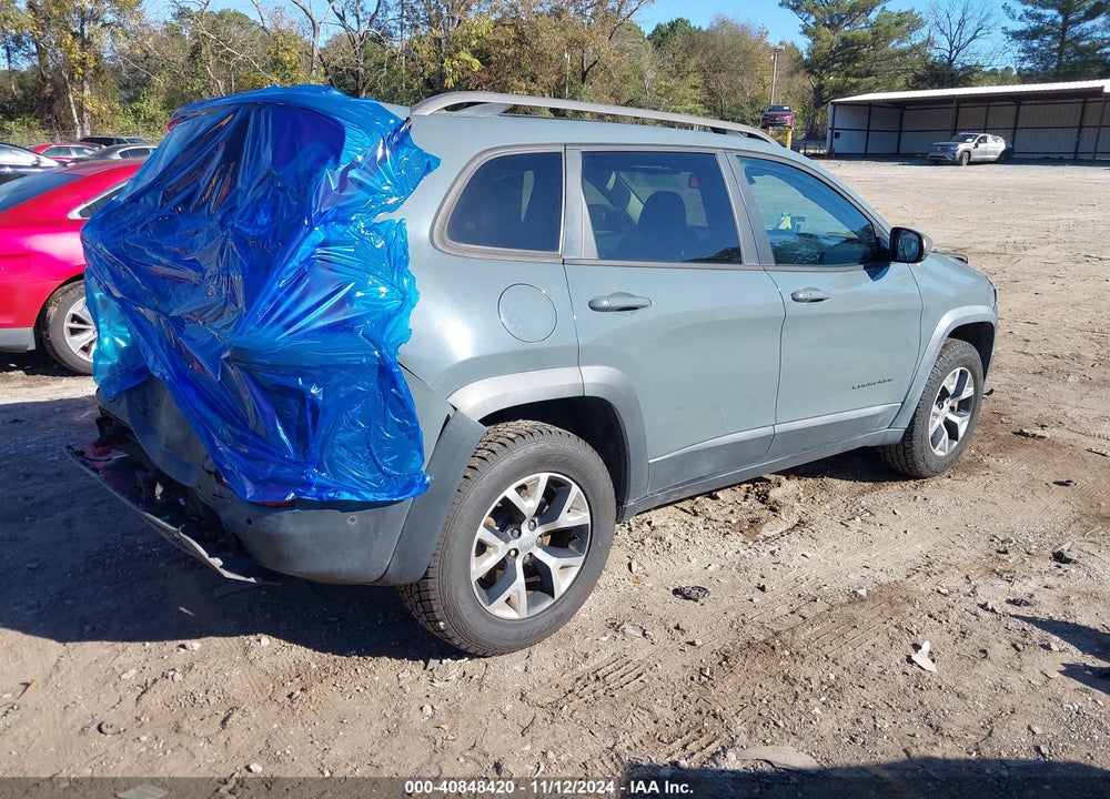 2015 JEEP CHEROKEE TRAILHAWK VIN: 1C4PJMBS1FW750871
