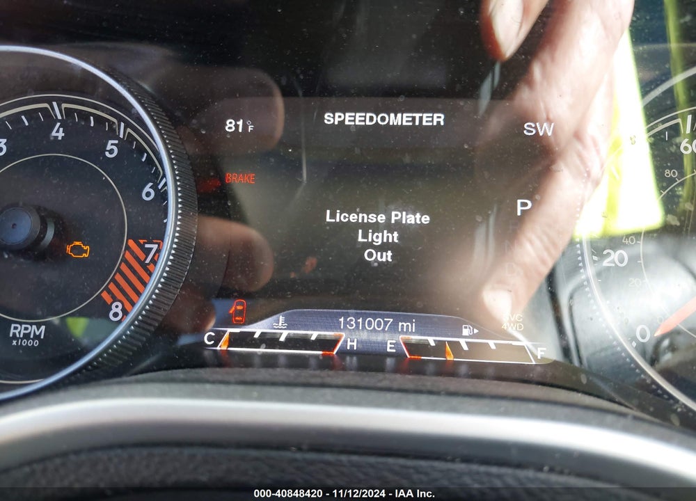 2015 JEEP CHEROKEE TRAILHAWK VIN: 1C4PJMBS1FW750871