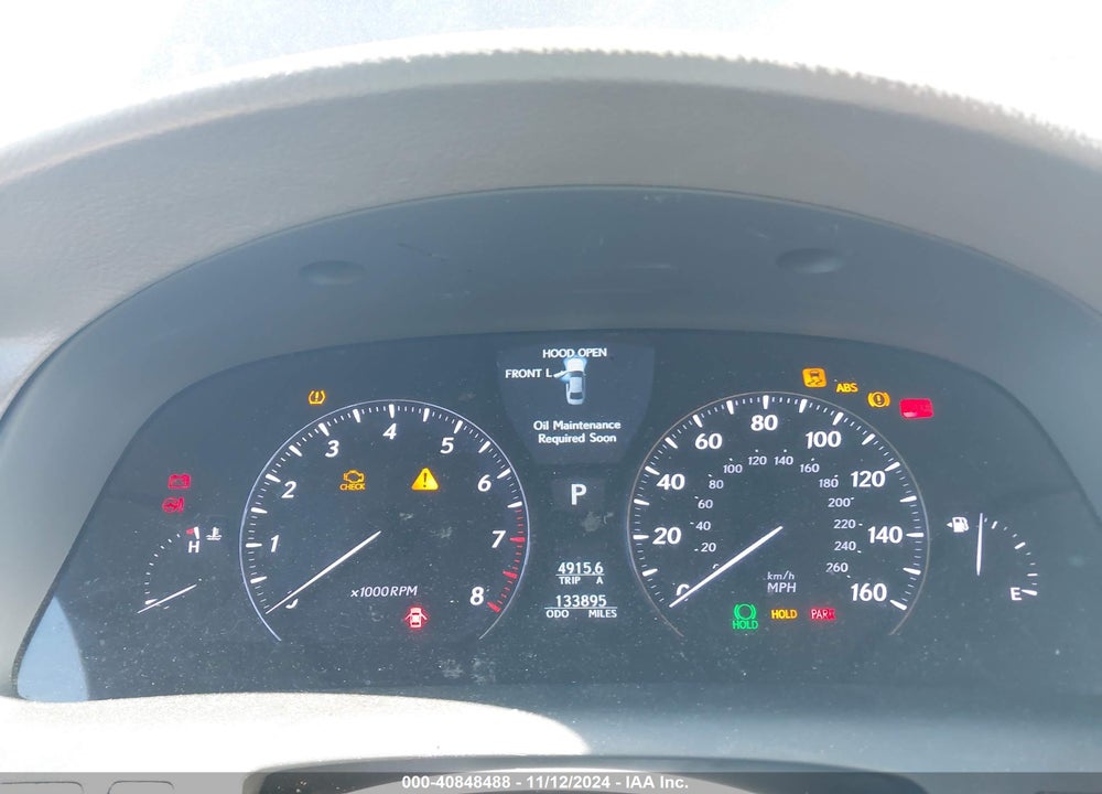 2008 LEXUS LS 460 VIN: JTHBL46F985067034