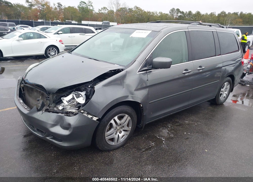 2007 HONDA ODYSSEY EX-L VIN: 5FNRL38627B407466