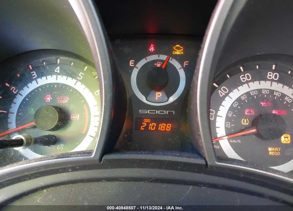 2011 SCION TC VIN: JTKJF5C78B3001934