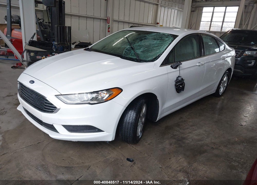 2017 FORD FUSION S VIN: 3FA6P0G74HR318911