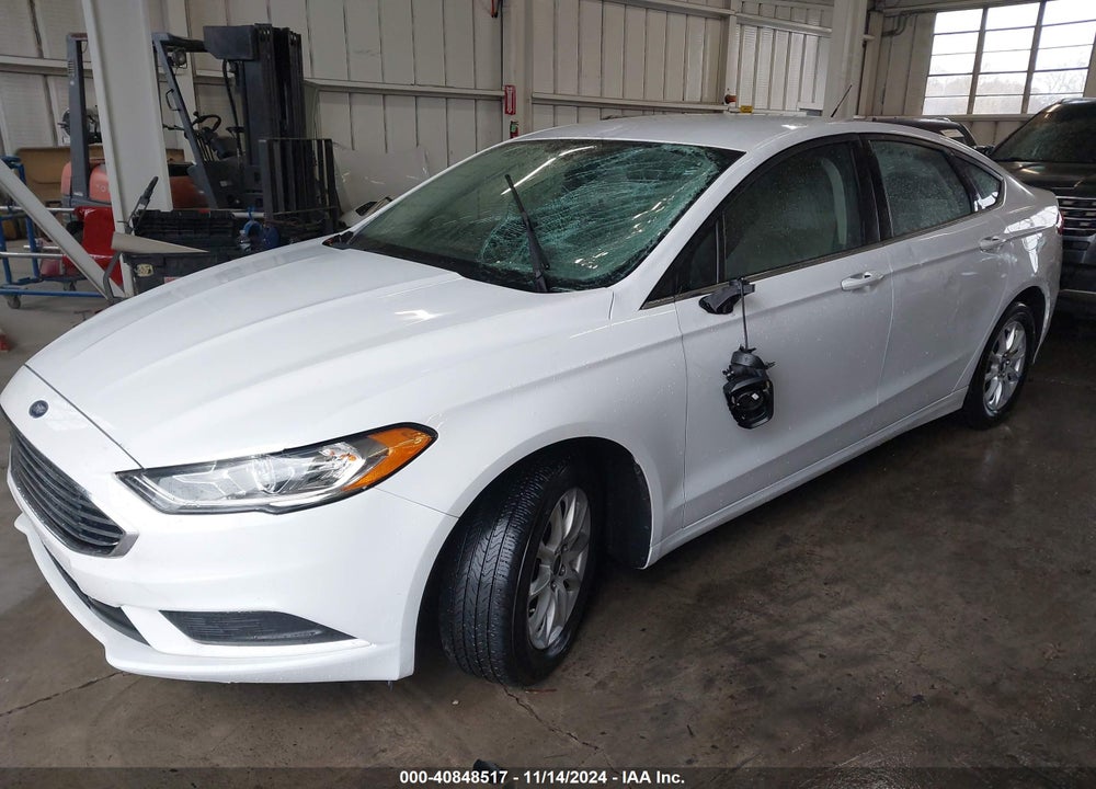 2017 FORD FUSION S VIN: 3FA6P0G74HR318911