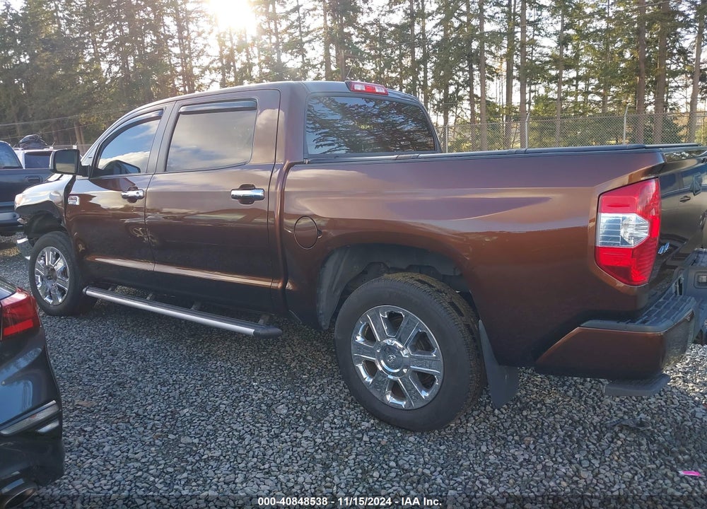 2016 TOYOTA TUNDRA PLATINUM 5.7L V8 VIN: 5TFAY5F15GX577022