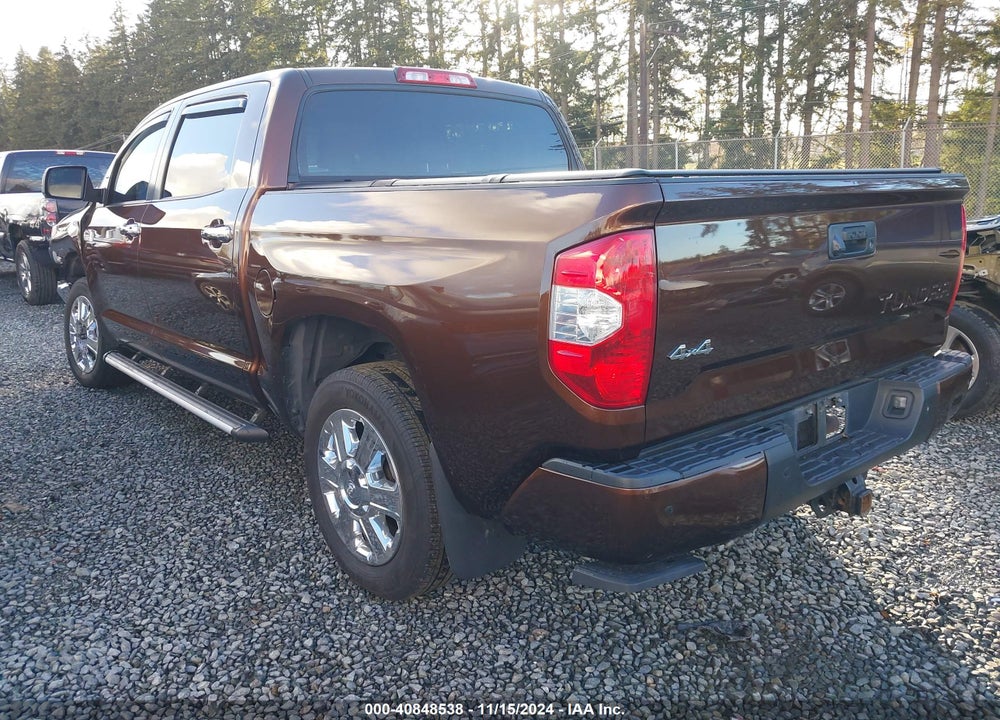 2016 TOYOTA TUNDRA PLATINUM 5.7L V8 VIN: 5TFAY5F15GX577022