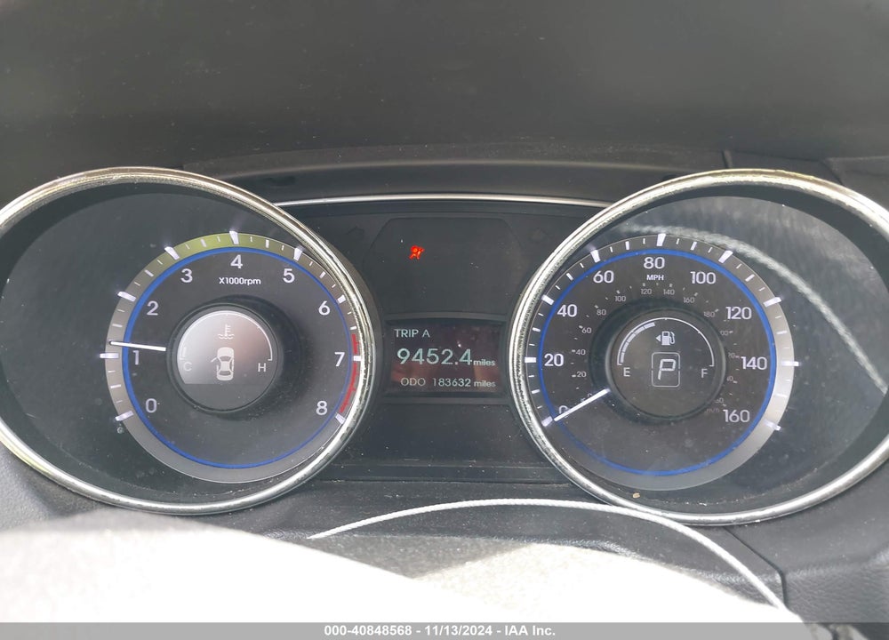 2011 HYUNDAI SONATA GLS VIN: 5NPEB4AC3BH223963