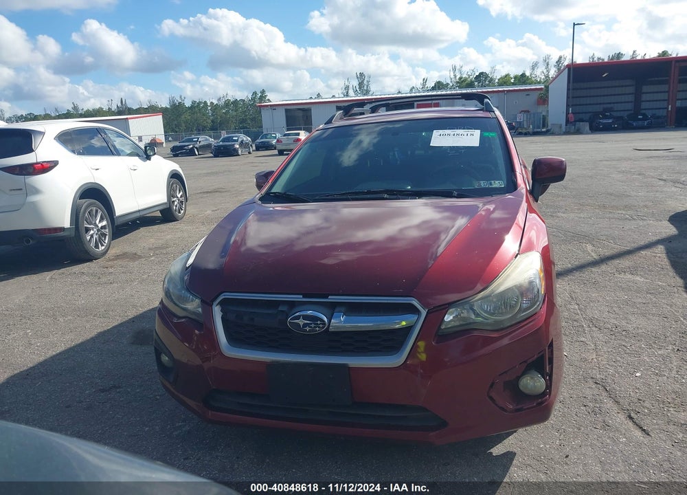 2012 SUBARU IMPREZA 2.0I SPORT PREMIUM VIN: JF1GPAL6XCH241592