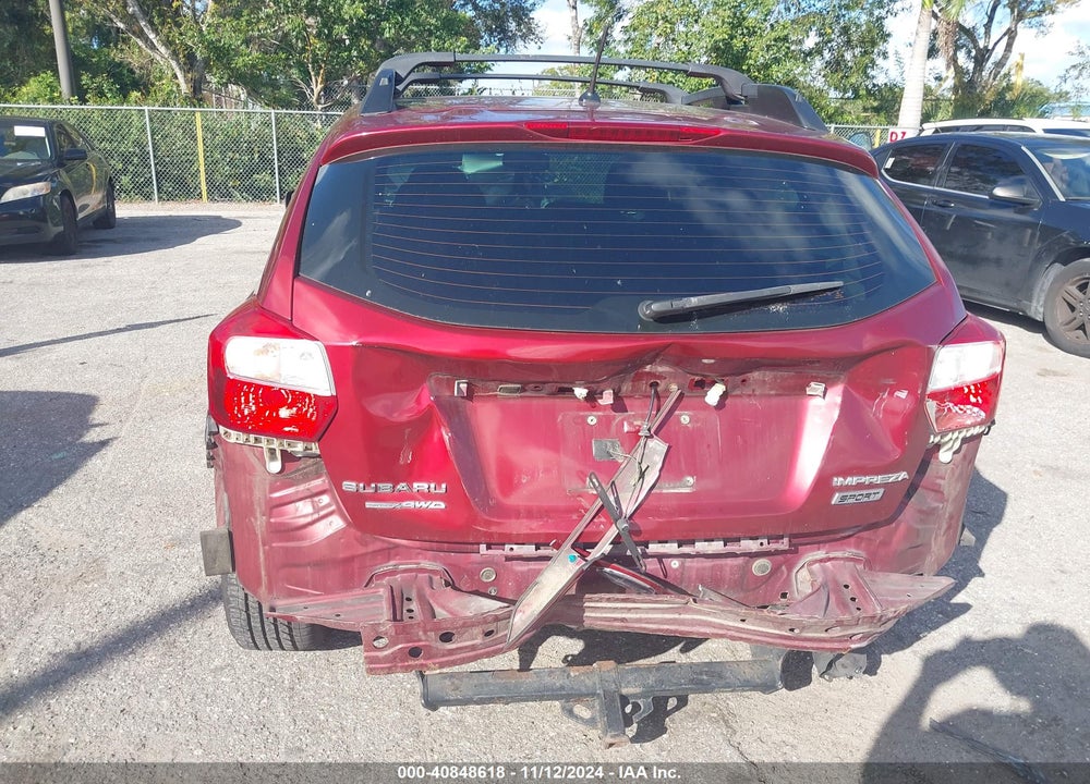 2012 SUBARU IMPREZA 2.0I SPORT PREMIUM VIN: JF1GPAL6XCH241592