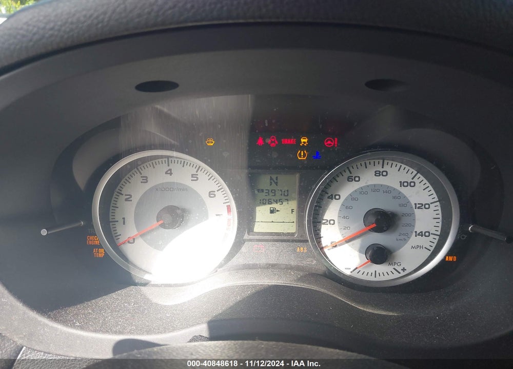 2012 SUBARU IMPREZA 2.0I SPORT PREMIUM VIN: JF1GPAL6XCH241592