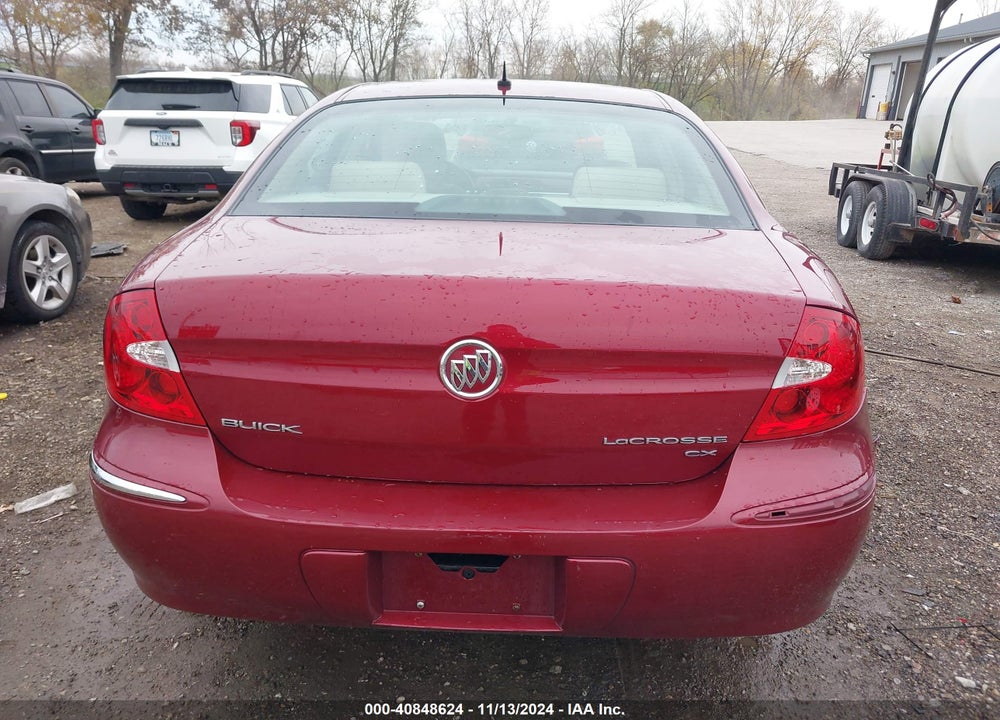 2008 BUICK LACROSSE CX VIN: 2G4WC582481161810