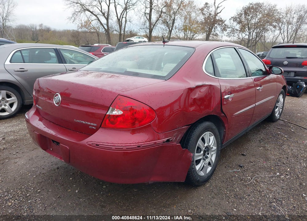 2008 BUICK LACROSSE CX VIN: 2G4WC582481161810