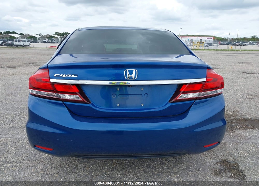 2013 HONDA CIVIC LX VIN: 19XFB2F59DE088336