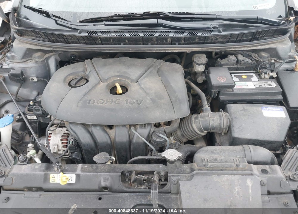 2012 HYUNDAI ELANTRA GLS (ULSAN PLANT) VIN: KMHDH4AE1CU372631
