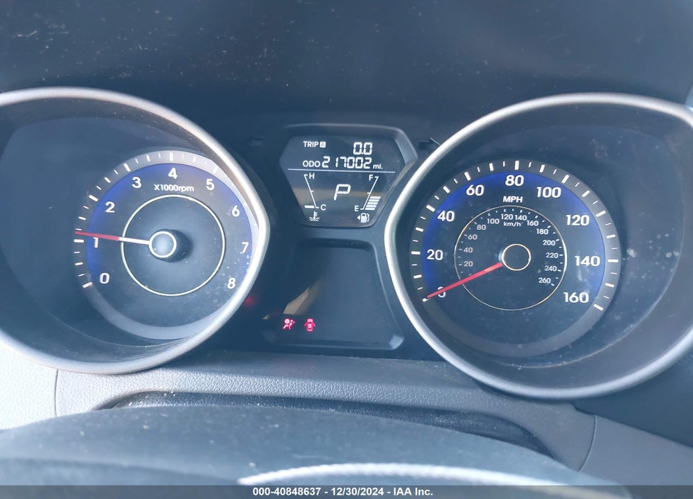 2012 HYUNDAI ELANTRA GLS (ULSAN PLANT) VIN: KMHDH4AE1CU372631