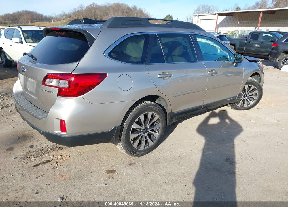 2016 SUBARU OUTBACK 2.5I LIMITED VIN: 4S4BSBNC3G3225972