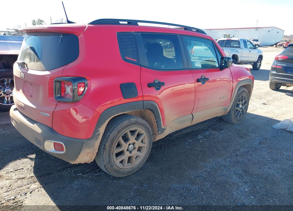 2019 JEEP RENEGADE LATITUDE FWD VIN: ZACNJABBXKPK49391