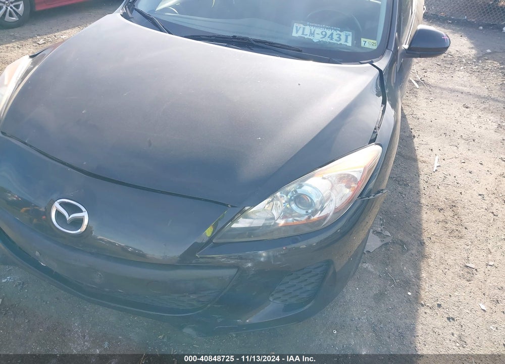 2013 MAZDA 3 I SPORT VIN: JM1BL1UP3D1739246
