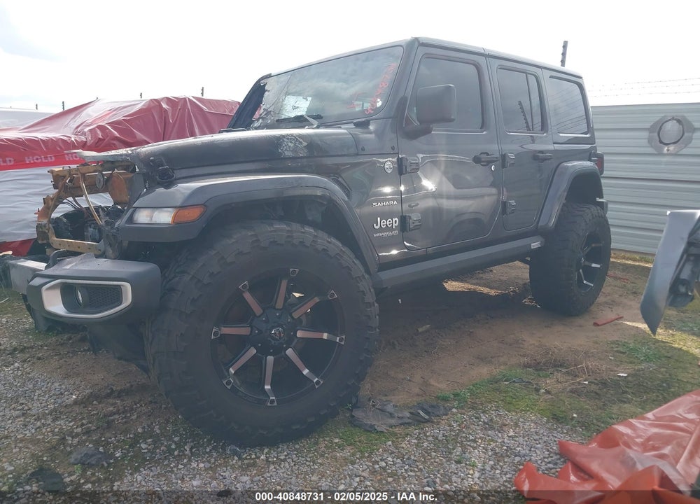 2019 JEEP WRANGLER UNLIMITED SAHARA 4X4 VIN: 1C4HJXEG7KW661801