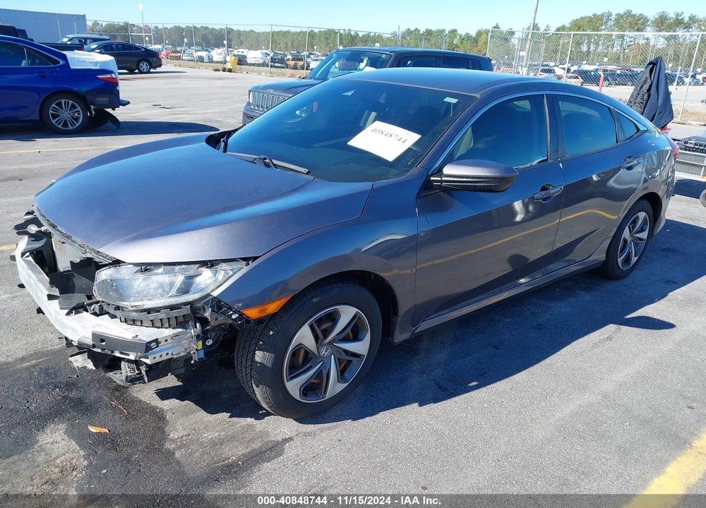 2019 HONDA CIVIC LX VIN: 19XFC2F6XKE044123