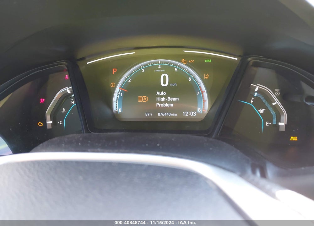 2019 HONDA CIVIC LX VIN: 19XFC2F6XKE044123