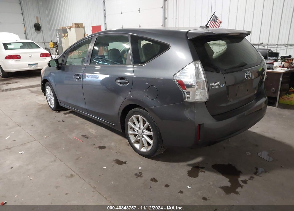 2013 TOYOTA PRIUS V FIVE VIN: JTDZN3EU0D3287625