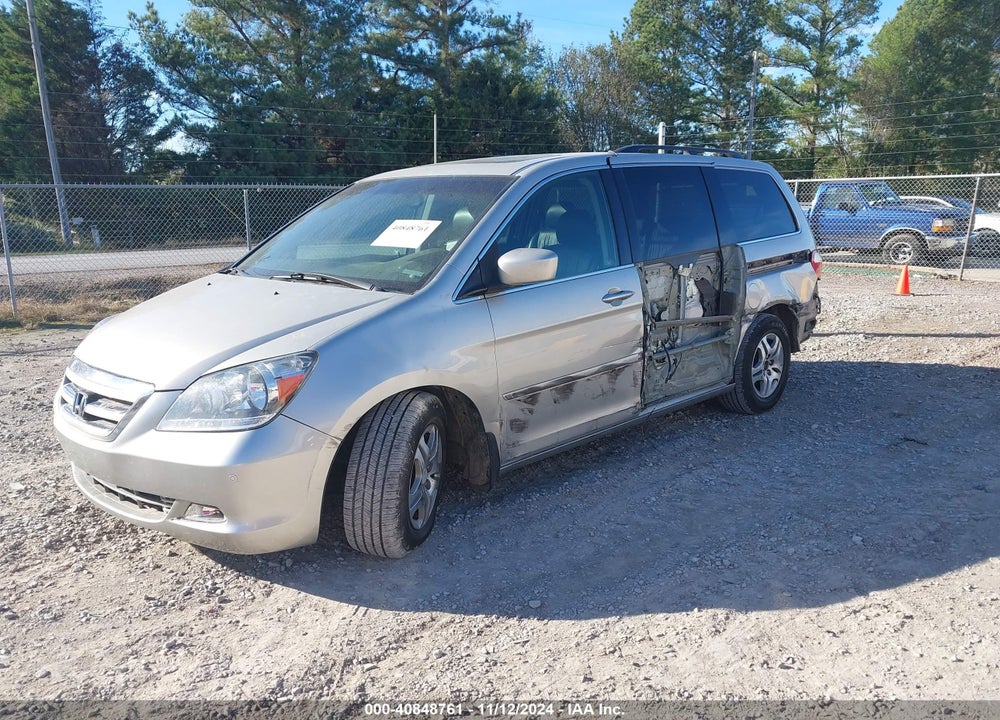 2007 HONDA ODYSSEY TOURING VIN: 5FNRL38887B045094