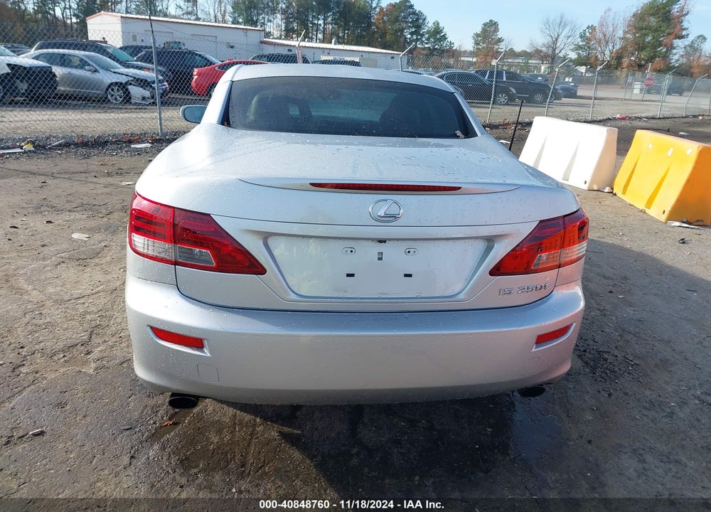 2014 LEXUS IS 250C VIN: JTHFF2C26E2529755