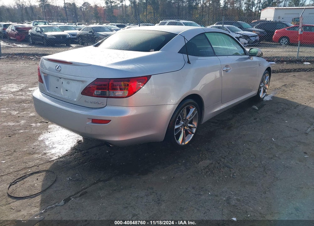 2014 LEXUS IS 250C VIN: JTHFF2C26E2529755