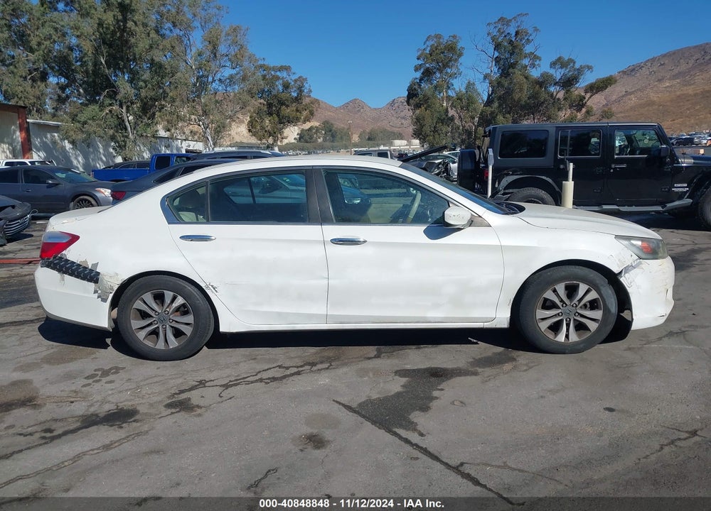 2013 HONDA ACCORD LX VIN: 1HGCR2F34DA244672
