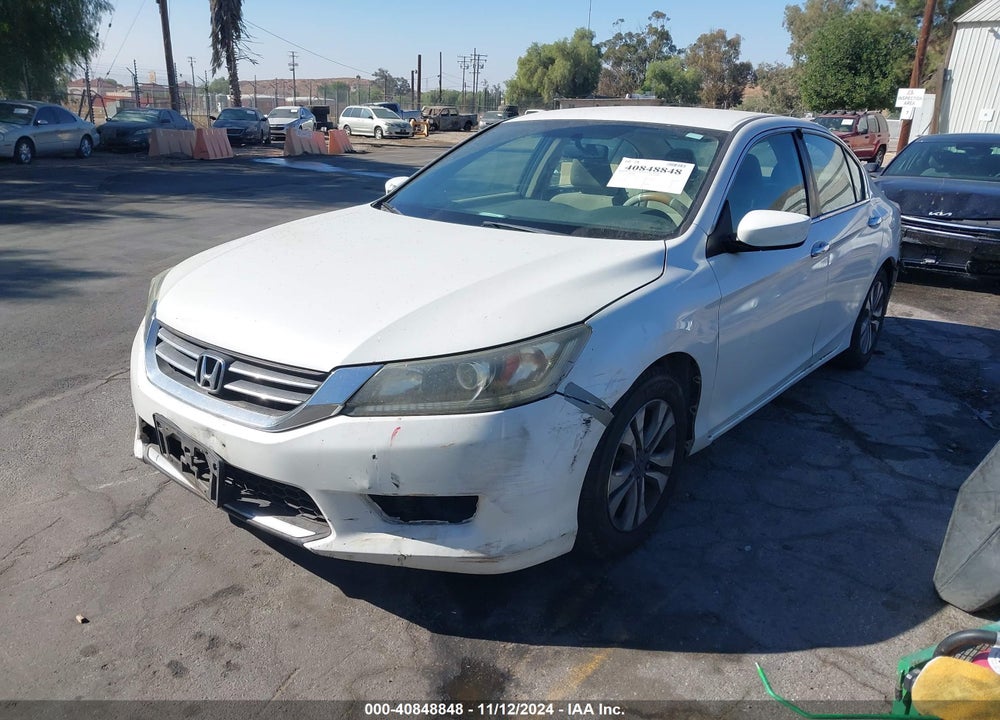 2013 HONDA ACCORD LX VIN: 1HGCR2F34DA244672