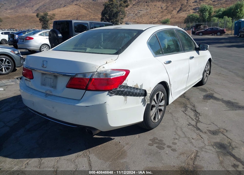 2013 HONDA ACCORD LX VIN: 1HGCR2F34DA244672