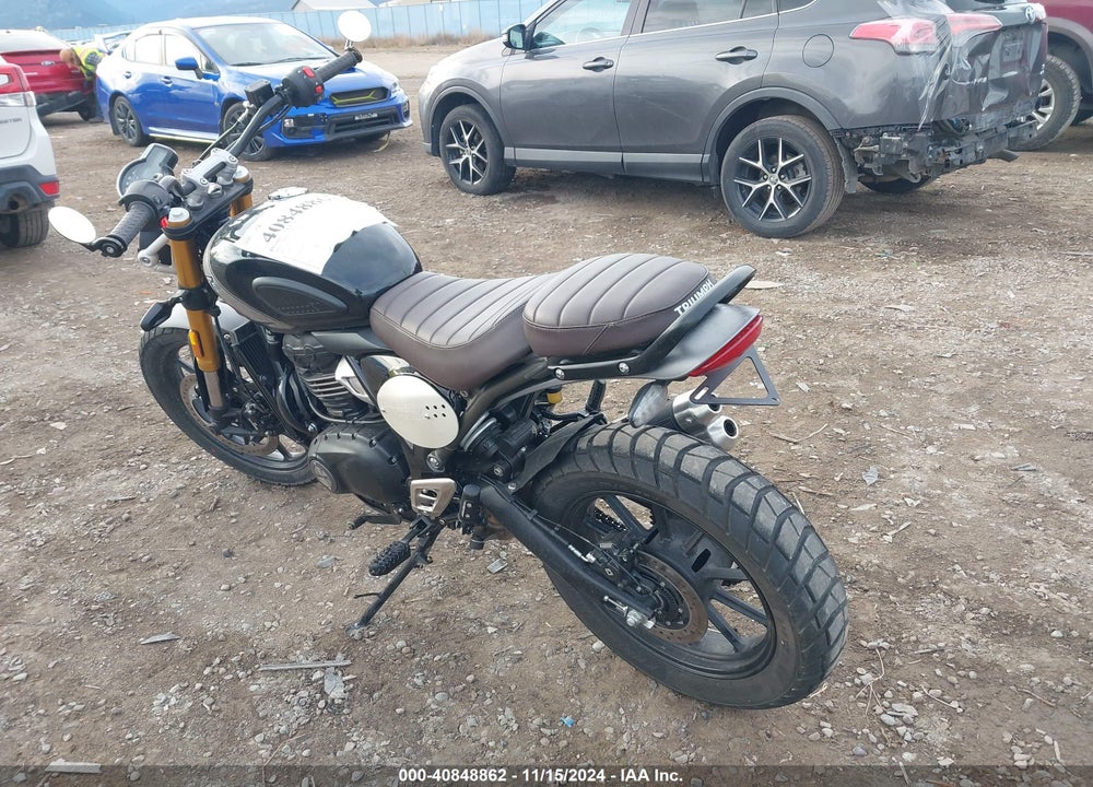 2024 TRIUMPH MOTORCYCLE SCRAMBLER 400 X VIN: SMTT147Y4RNA11004