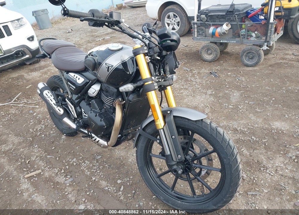2024 TRIUMPH MOTORCYCLE SCRAMBLER 400 X VIN: SMTT147Y4RNA11004