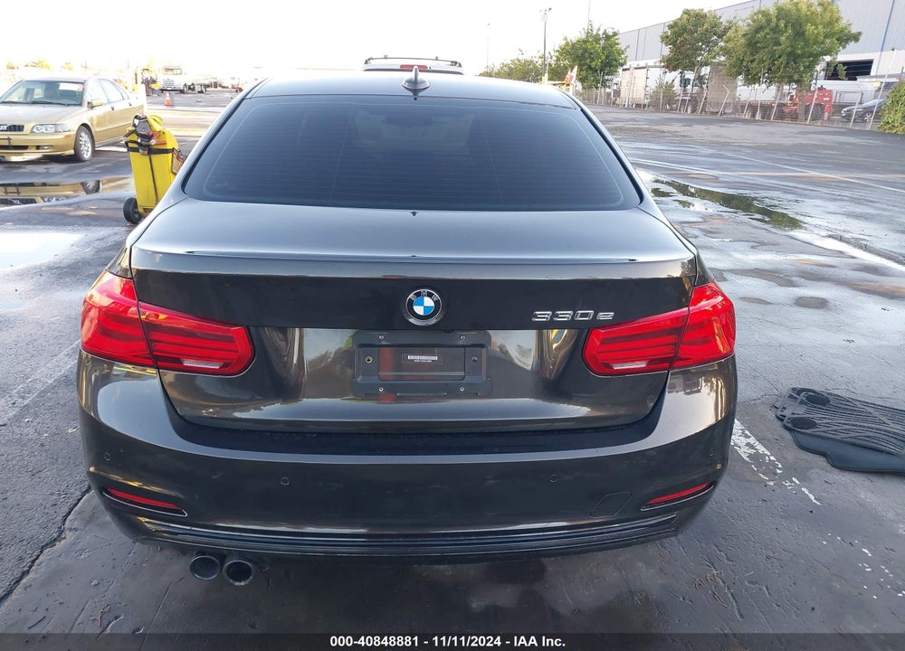 2017 BMW 330E IPERFORMANCE VIN: WBA8E1C33HA158626