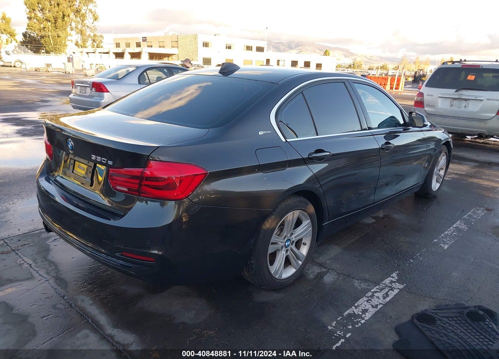 2017 BMW 330E IPERFORMANCE VIN: WBA8E1C33HA158626