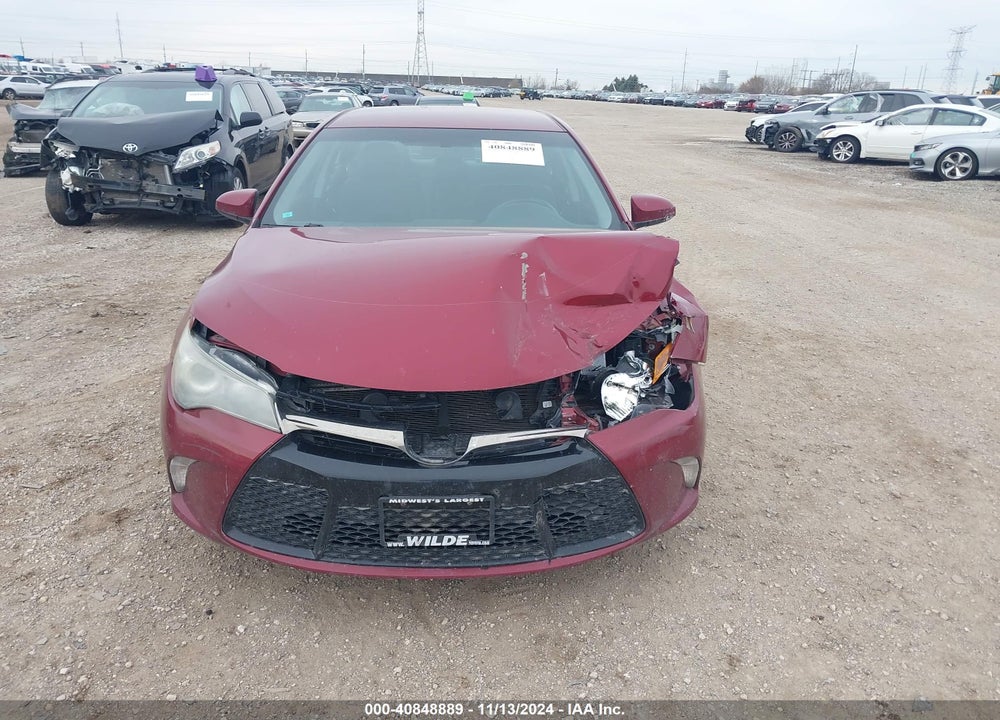 2016 TOYOTA CAMRY SE VIN: 4T1BF1FK1GU500866