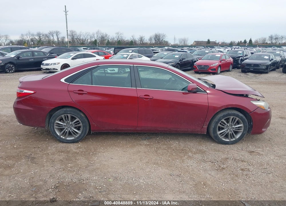 2016 TOYOTA CAMRY SE VIN: 4T1BF1FK1GU500866