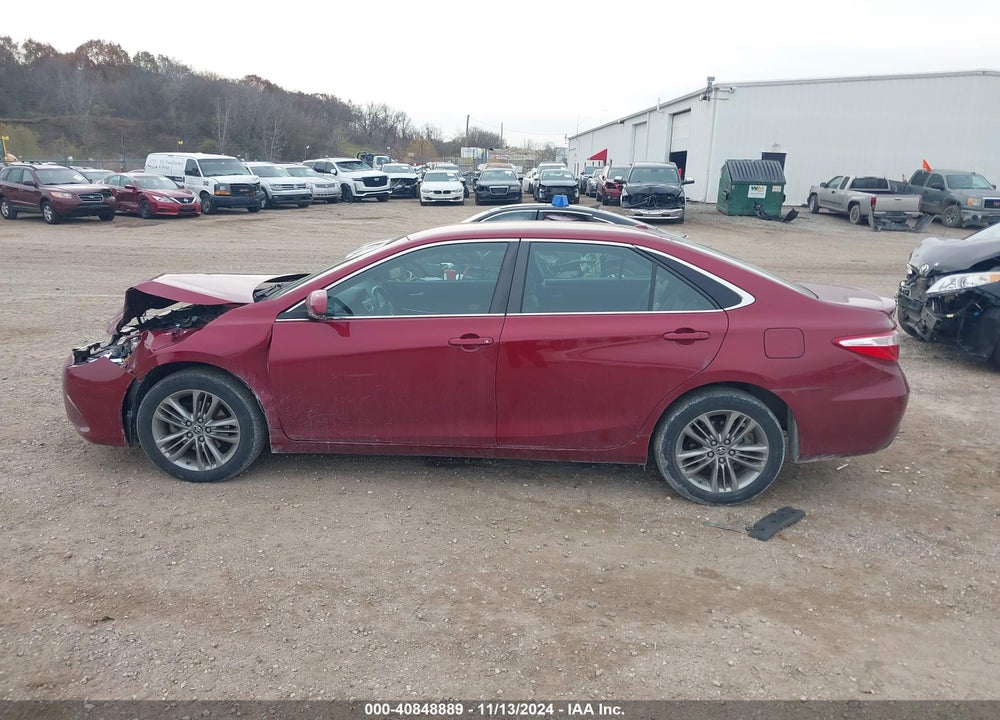 2016 TOYOTA CAMRY SE VIN: 4T1BF1FK1GU500866
