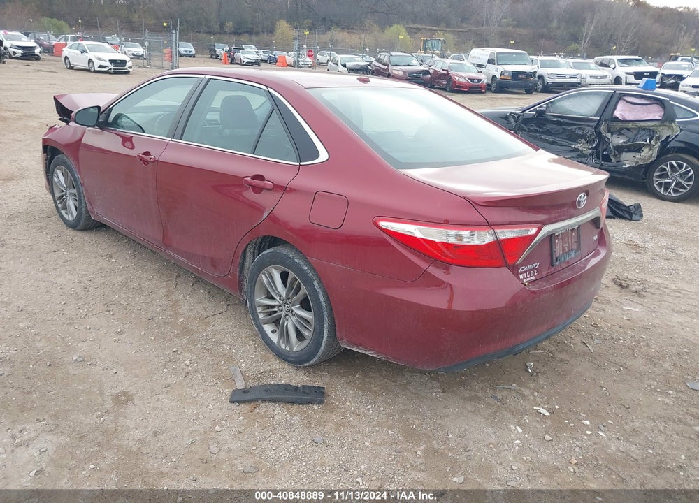 2016 TOYOTA CAMRY SE VIN: 4T1BF1FK1GU500866